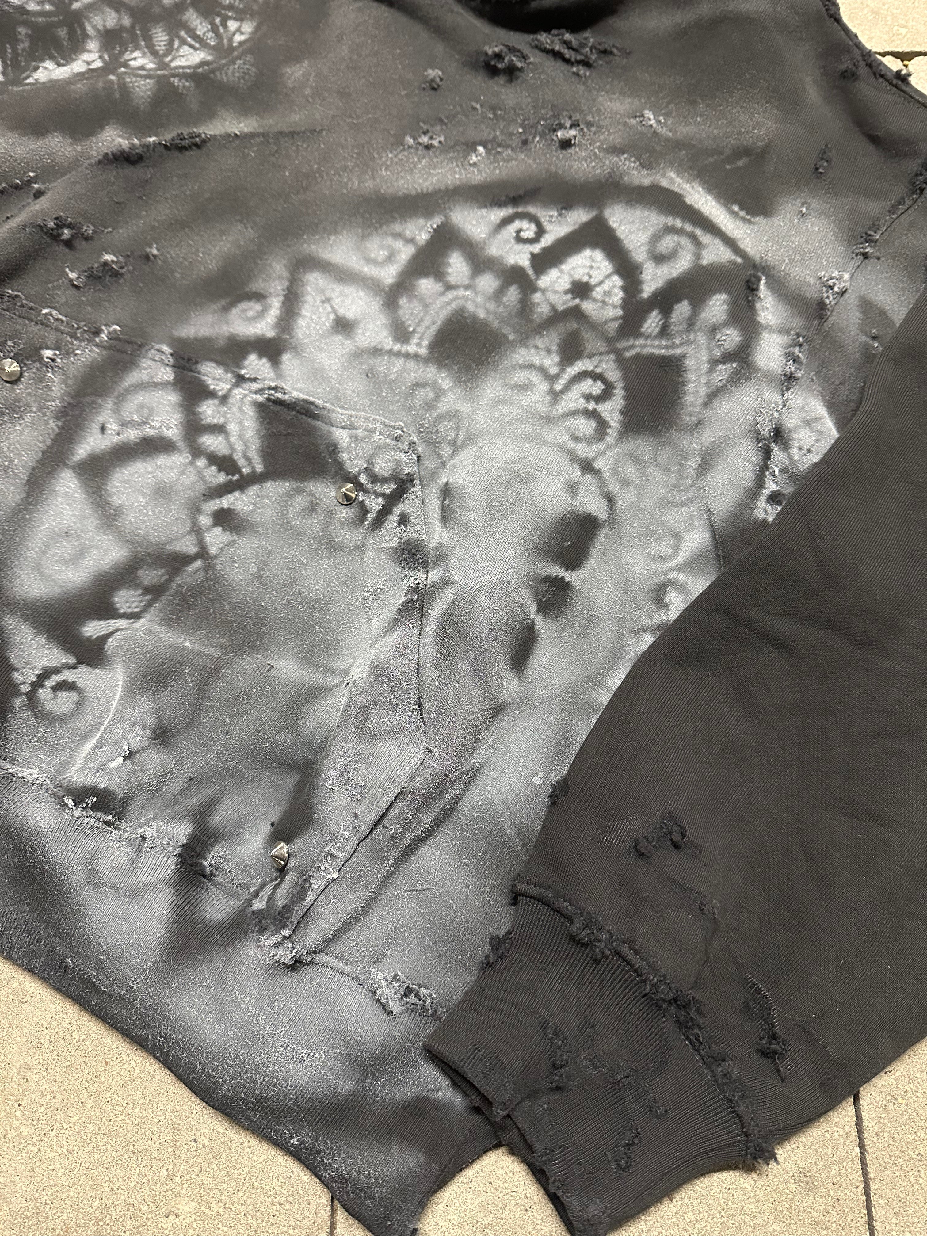 WORLDSTARLIAR Distressed Hoodie no.2