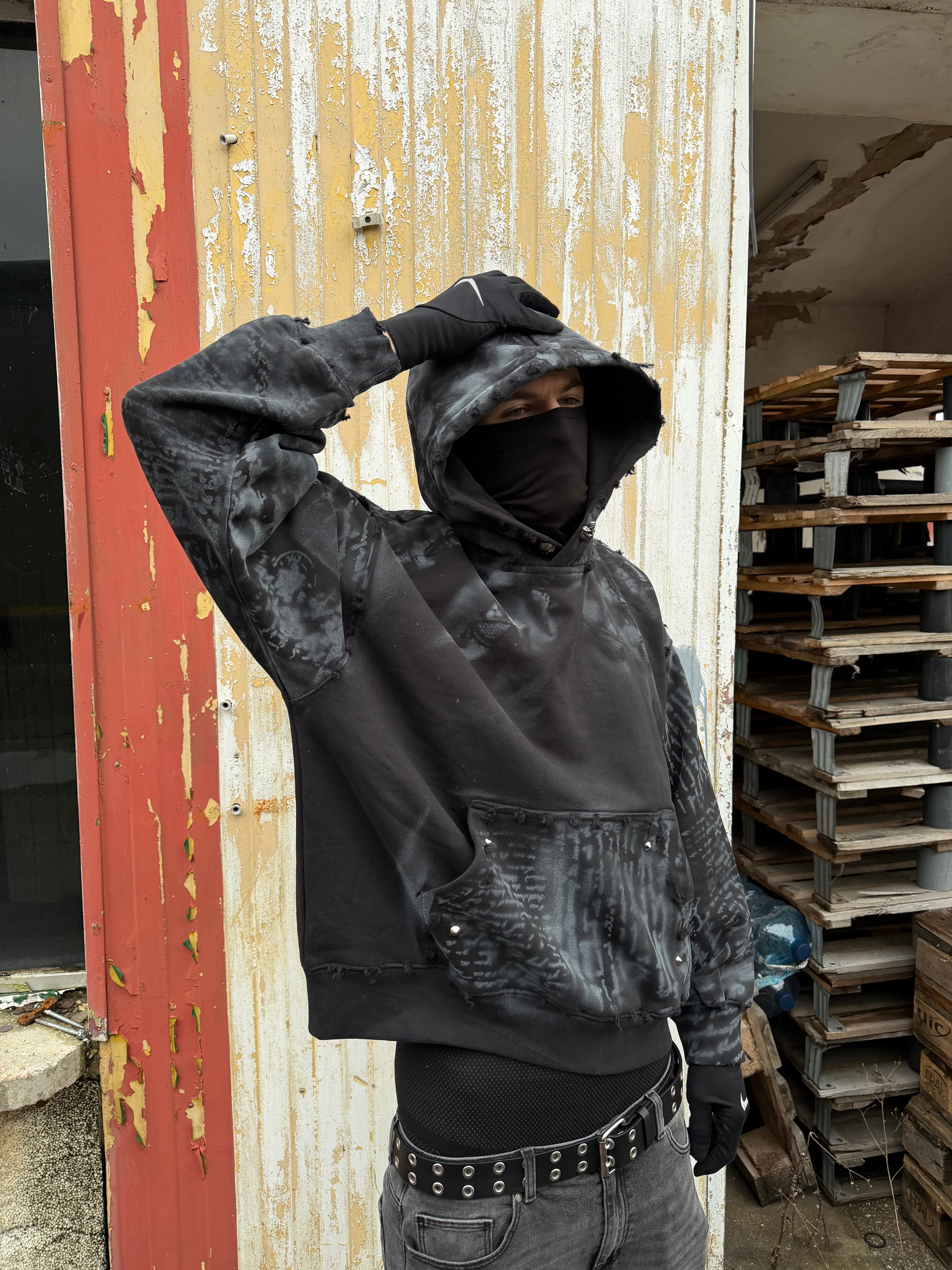 WORLDSTARLIAR Letter Hoodie